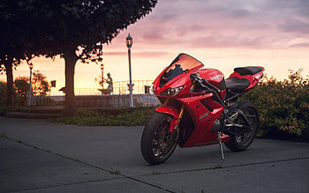 Triump 675cc Daytona Cool, triump, daytona, bikes, red, racing HD wallpaper