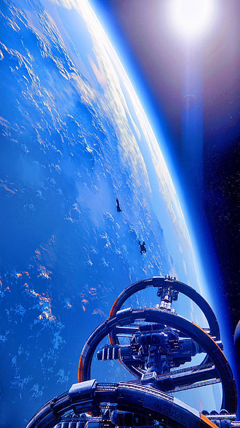 space ship by DDP, automotive lighting, sky, dewdropparvez HD phone wallpaper