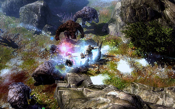 Grim Dawn, Intense gaming experience, Diablo competition, Thrilling adventure HD wallpaper