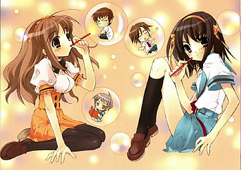 Bubble Girls, cute, bubble, girls, boys HD wallpaper