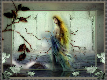 the wall, fantasy, woman HD wallpaper