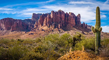 Superstition Mountains, Arizona HD wallpaper