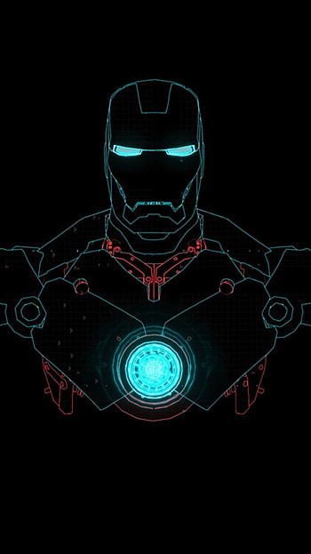 Neon Arc-Armor — Iron Man Comic, Comic, Iron Man HD phone wallpaper