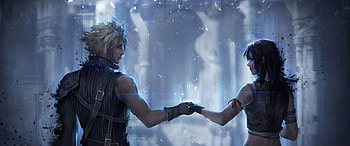 Final Fantasy Dual Monitor, FF Cloud HD wallpaper