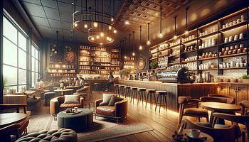 Cozy Bar Interior, bar HD wallpaper