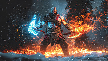 Kratos Unleashed, kratos, god-of-war, games, ps-games, artwork, video-games HD wallpaper