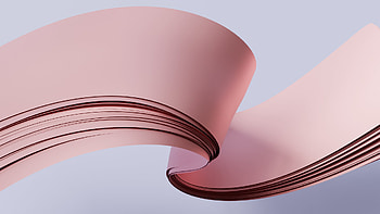 Elegant Flow: Abstract Pink Waves HD wallpaper