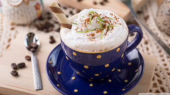 Cup coffee, blue, coffe, cup, love HD wallpaper
