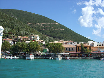 GREECE-Lefkada island, place Vassiliki, winter, island, greece, lefkada, vassiliki, beach HD wallpaper