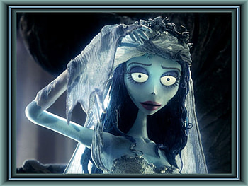 Corspe Bride, blue, and cute, dead, bride HD wallpaper