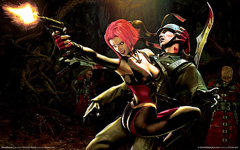 red devil, devil, pistol, war, red HD wallpaper