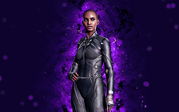 T-Bug, , violet neon lights, Cyberpunk 2077, RPG, fan art, Cyberpunk 2077 characters, T-Bug Cyberpunk HD wallpaper