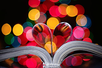 Love, Glare, Heart, Book, Paper, Page, Pages HD wallpaper