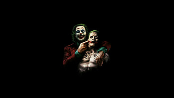 Joaquin Phoenix And Jared Leto As Joker , joker, supervillain, joaquin-phoenix, jared-leto, dark HD wallpaper