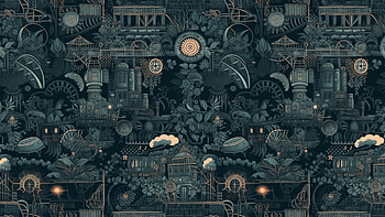 background of underwater steam punk setting, steampunk, underwater, Abstract HD wallpaper