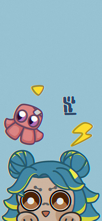 Neon, valorant, cute HD phone wallpaper