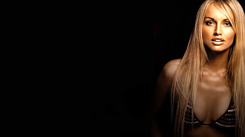 model, darkness, blond, female HD wallpaper