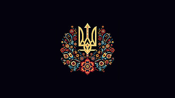 Ukraine’s Vibrant Heritage: Emblem, Ukraine HD wallpaper