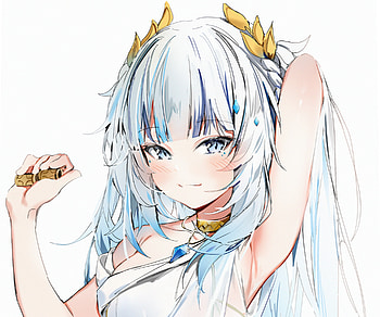 Gawr Gura, Anime, Virtual Youtuber, Hololive HD wallpaper