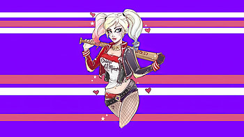 Harley Quinn Daddy Little Monster , harley-quinn, suicide-squad, superheroes, artist, artwork, digital-art HD wallpaper