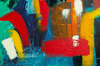 Abstract, Art, Multicolored, Motley, Paint, Canvas HD wallpaper