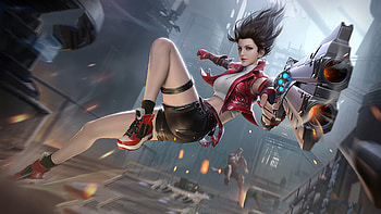 Pubg Girl Gun Fire, pubg, ps-games, playerunknowns-battlegrounds, games HD wallpaper