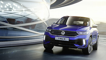 Blue car, Volkswagen T-Roc HD wallpaper