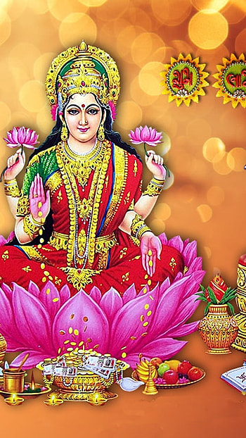 Laxmi Ganesh, Goddess Laxmi HD phone wallpaper