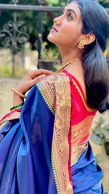 Rinku Rajguru, saree beauty HD phone wallpaper