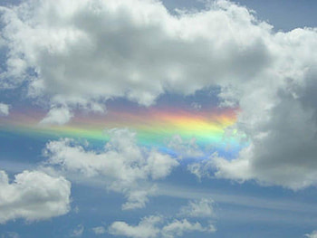 Rainbow, clouds, colors, sky HD wallpaper