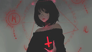 anime girl exorcism, Anime, girl, anime girl HD wallpaper