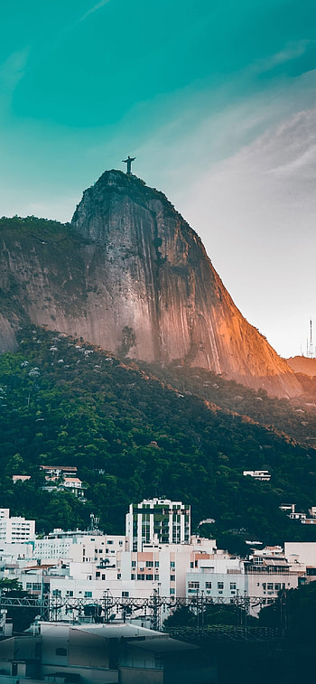 art , , De Janeiro skyline, Artistic expression HD phone wallpaper