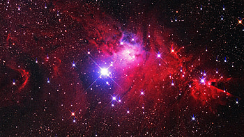 Nebula, space, stars, gas HD wallpaper