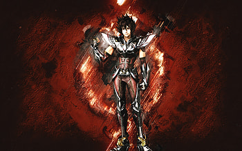 Pegasus Seiya, Saint Seiya, red stone background, Seiya character, Saint Seiya characters, Seiya, Saint Seiya manga HD wallpaper