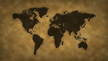 World Map, Vintage, Map, Misc HD wallpaper