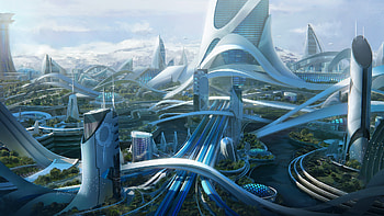 Building, Futuristic, City, Sci Fi HD wallpaper