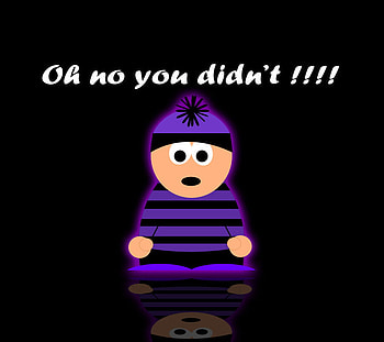 Oh No !!!!, purple, black, expression, face, surprise, little guy HD wallpaper