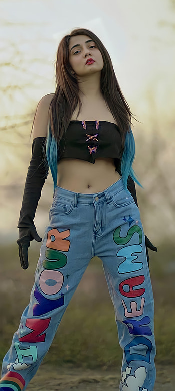 Beautiful girl, street_fashion, indian HD phone wallpaper