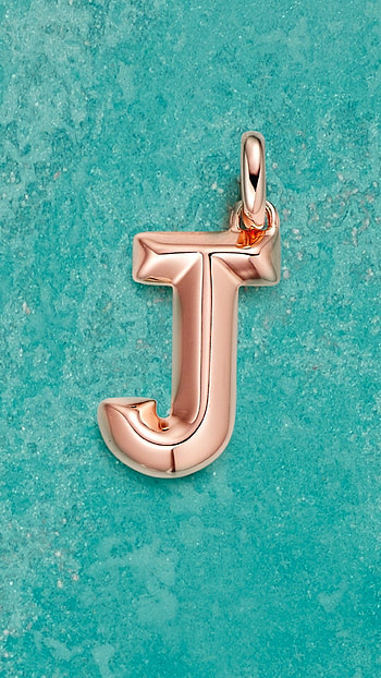 J Letter, Pink Locket HD phone wallpaper