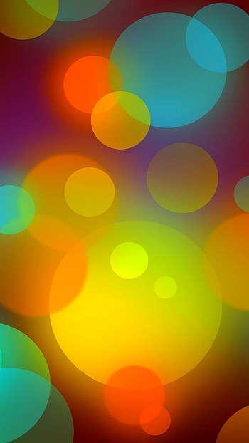 bokeh, Abstract, colors HD phone wallpaper
