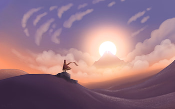 Journey game, journey , Artistic masterpiece, Captivating visuals HD wallpaper
