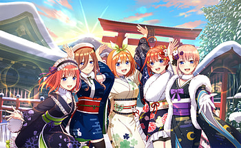 The Quintessential Quintuplets : Itsuki, Yotsuba, Miku, Nino & Ichika, Itsuki Nakano, Yotsuba Nakano, Miku Nakano, Nino Nakano, Ichika Nakano, Anime, The Quintessential Quintuplets HD wallpaper
