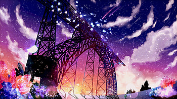 Art, Bright, Bridge, Design, Construction HD wallpaper