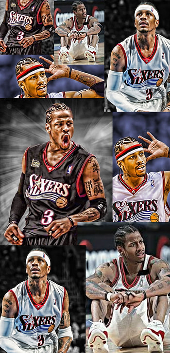 Allen Iverson, basketball, deportivo HD phone wallpaper