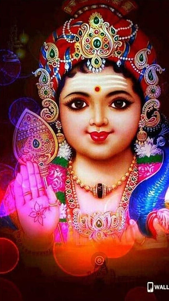 Thiruchendur Murugan, Colorful Background, h d background HD phone wallpaper
