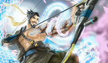 Hanzo Overwatch, , Background HD wallpaper