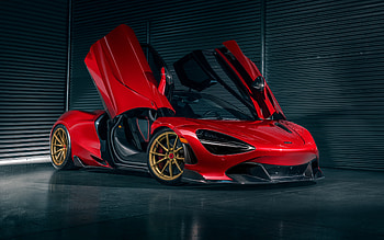 McLaren 720S, exterior, supercar, 720S tuning, red 720S, racing car, McLaren HD wallpaper