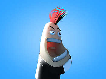 The Thumb of God, teeth, thumb, yell, face, mohawk HD wallpaper