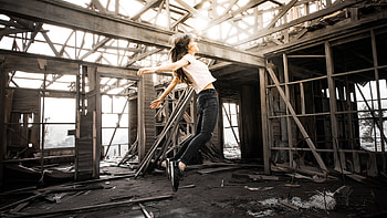 Girl Jumping, girls, graphy HD wallpaper