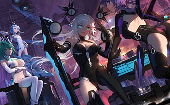 Girls skin, video game, Hyperdimension Neptunia HD wallpaper
